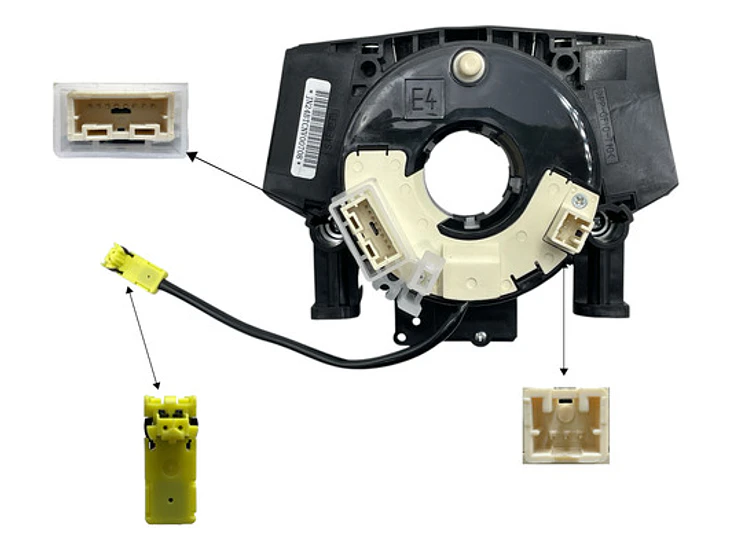 Cinta Airbag Para Nissan Qashqai 2.0 2006-13 Negro 4