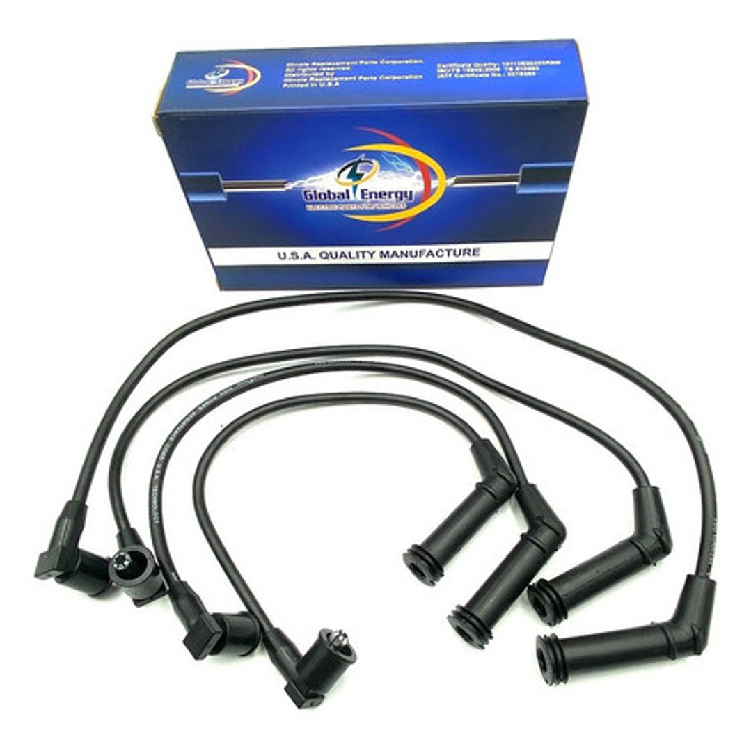 Juego Cables Bujias Para Kia Morning 1.1 2004-2011 Negro 1