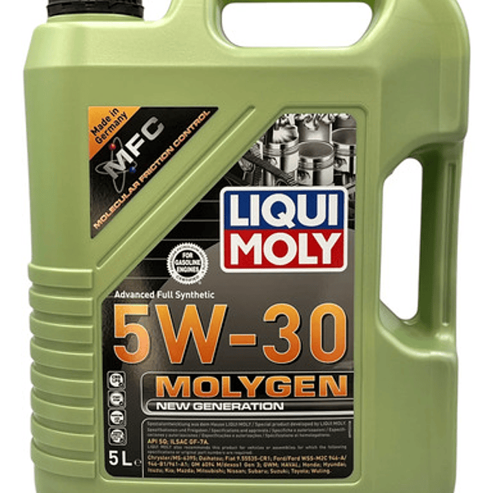 Liqui Moly Molygen 5w30 5l Aceite Sintet 4