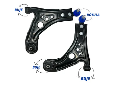 Par Bandeja Suspensión Para Chevrolet Sail 1.4 2011-2017 4