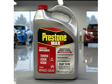 Refrigerante Prestone Asian Red Antifreeze/coolant 50/50 1gl Rojo 4