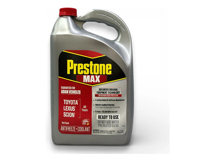 Refrigerante Prestone Asian Red Antifreeze/coolant 50/50 1gl Rojo 2