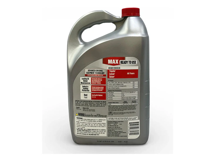 Refrigerante Prestone Asian Red Antifreeze/coolant 50/50 1gl Rojo 3
