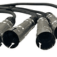 Juego Cable Bujias Volkswagen Gol G3 1.6 2000-2006 Negro - Miniatura 4