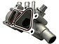 Termostato Completo C/sensor Para Ford Ecosport 1.6 2003-12 - Miniatura 7