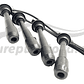 Juego Cable Bujia Hyundai Getz 1.4 1.6 16v 2002-2011 Negro - Miniatura 3