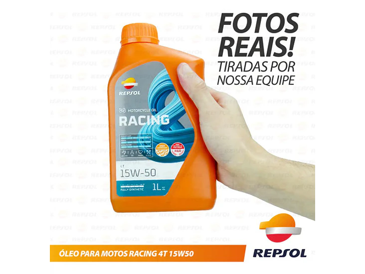 Aceite Repsol Moto Racing 15w50 4t 100% Sint, 1 Litro 4