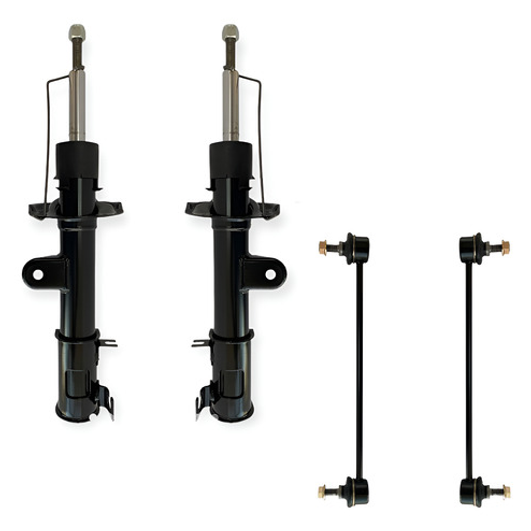 Par Amortiguador Delanteros + Bieletas Para Mg3 1.5 2012-22 1