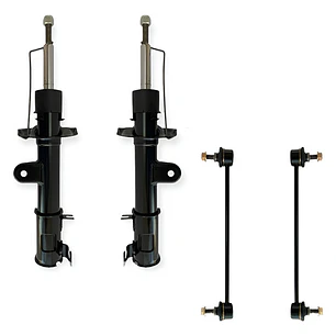 Par Amortiguador Delanteros + Bieletas Para Mg3 1.5 2012-22