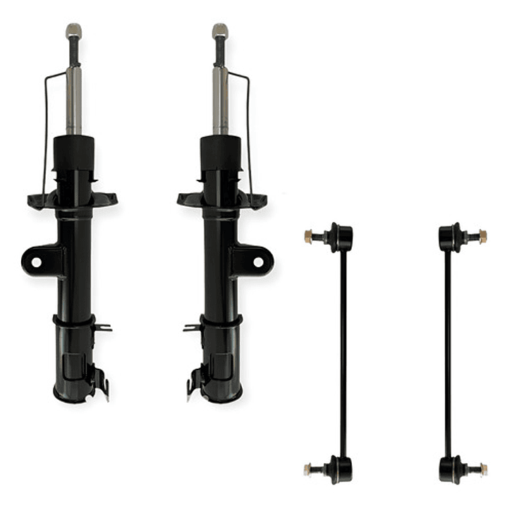Par Amortiguador Delanteros + Bieletas Para Mg3 1.5 2012-22 1