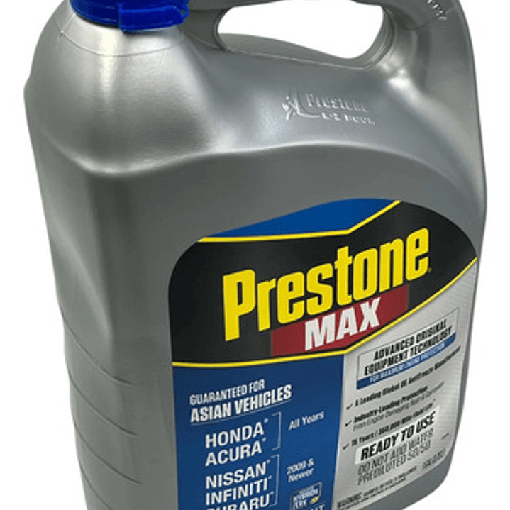 Coolant Prestone Honda/nissan 50/50 3.78 L Azul 1