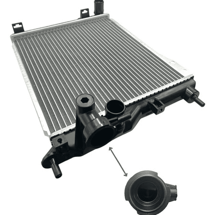 Radiador Motor Para Hyundai Getz 1.4 2006-2011 2