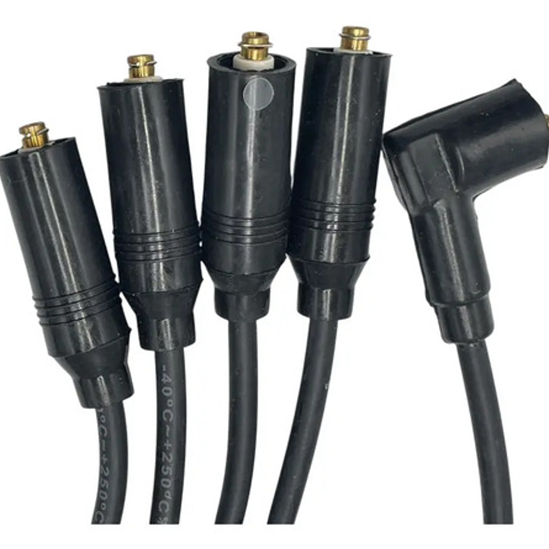 Juego Cable Bujias Volkswagen Gol 1.6 1984-1990 Negro 4