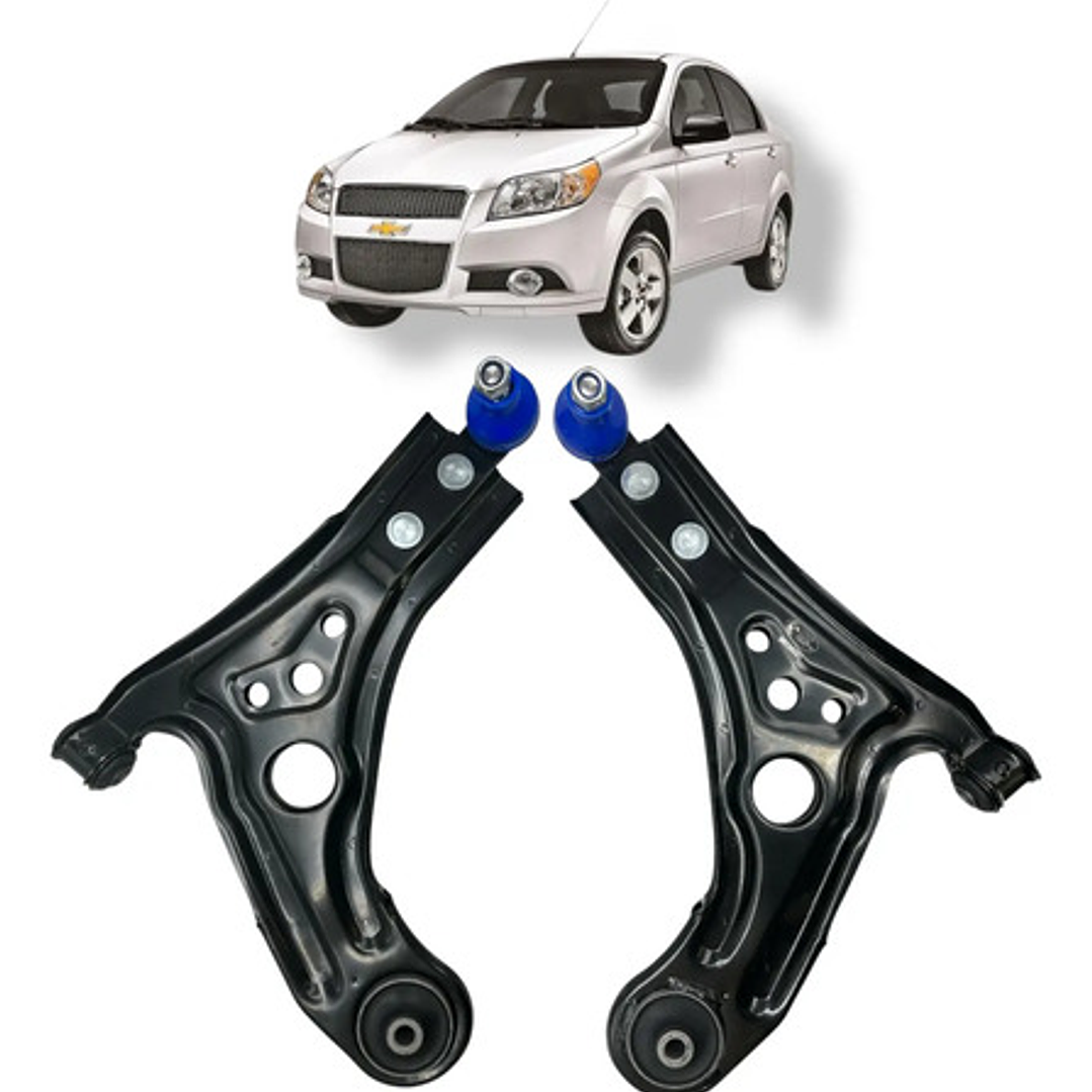 Kit Bandeja Suspensión Aveo 1.4 2004 2016 Derecho+izq 1