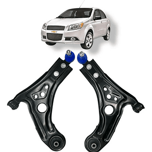 Kit Bandeja Suspensión Aveo 1.4 2004 2016 Derecho+izq