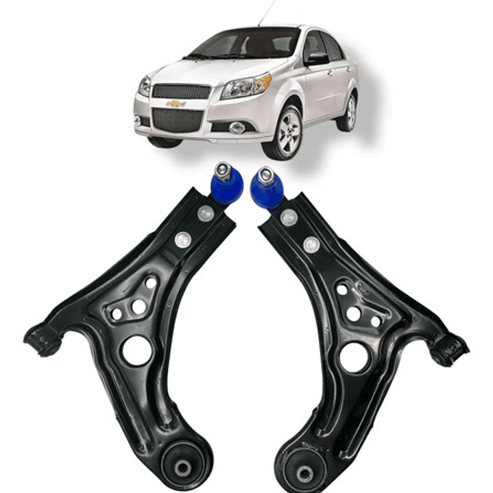 Kit Bandeja Suspensión Aveo 1.4 2004 2016 Derecho+izq 1