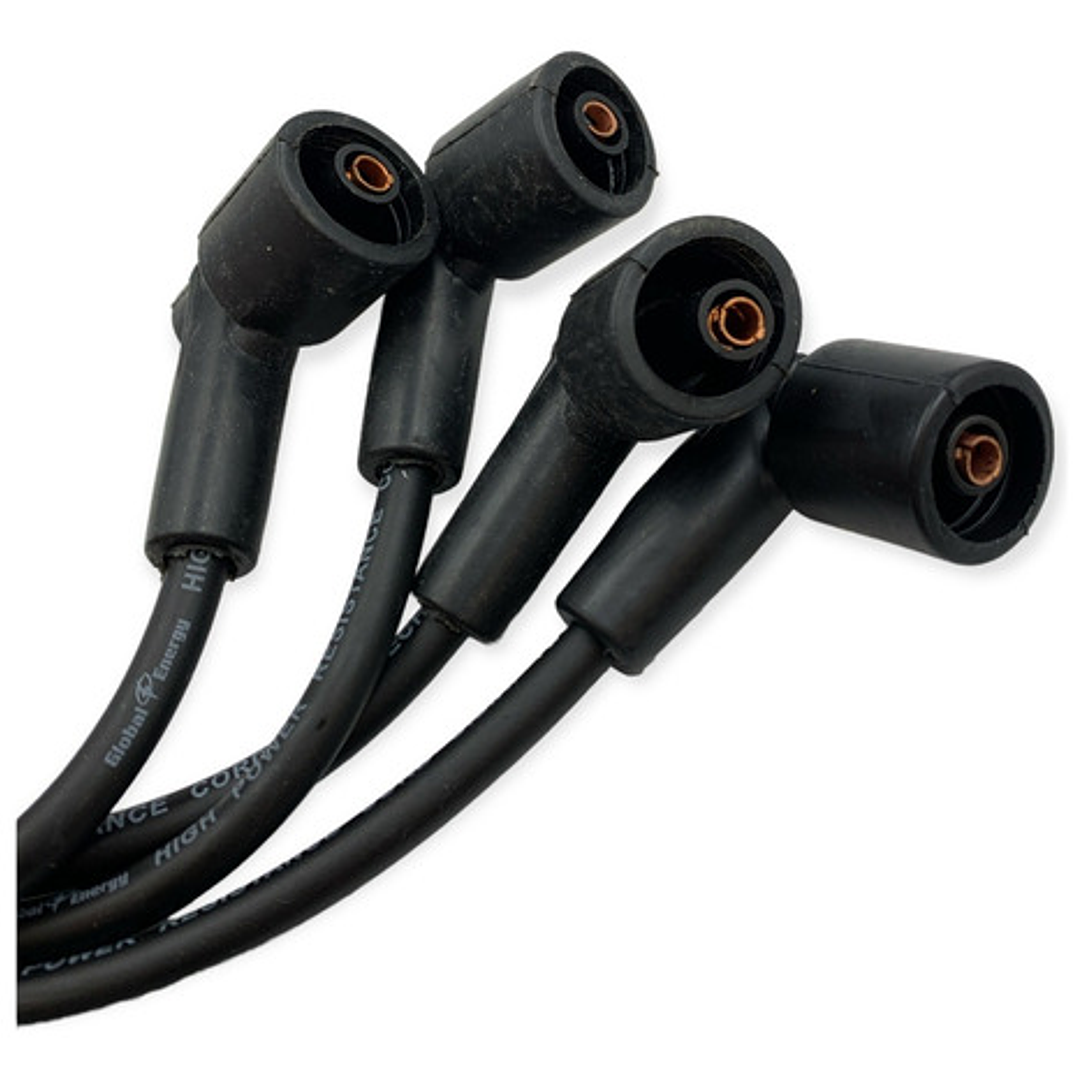Juego Cables Bujias Chevrolet S10 Apache 2.2 2.4 1999-2012 Negro 4