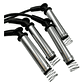 Juego Cables Bujias Chevrolet S10 Apache 2.2 2.4 1999-2012 Negro - Miniatura 2