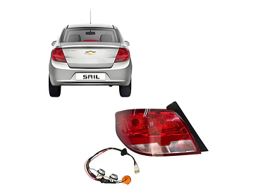 Farol Trasero Izquierdo Para Chevrolet Sail 1.5  2016 - 2022 Izquierdo/conductor 1