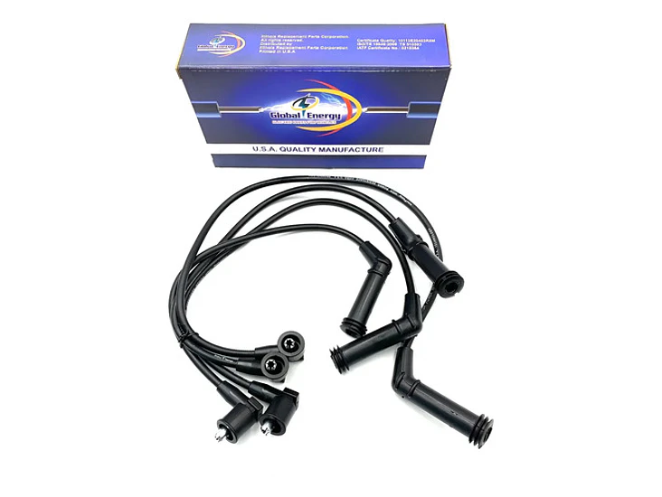 Juego Cables Bujias Hyundai Excell 1.3 1.5 Todos Negro 1