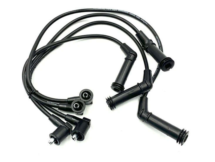 Juego Cables Bujias Hyundai Excell 1.3 1.5 Todos Negro 2