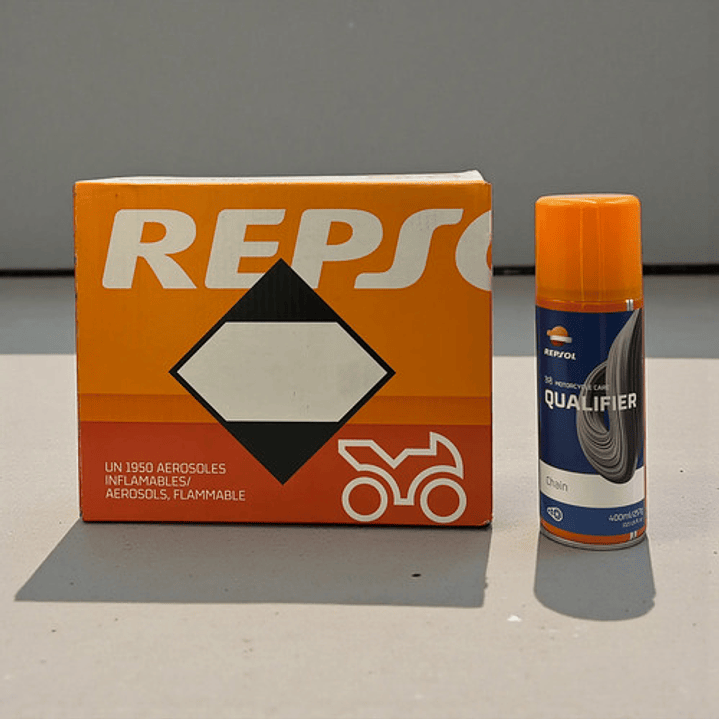 Lubricante Repsol Para Cadena De Moto Qualifier Chain 400ml 3