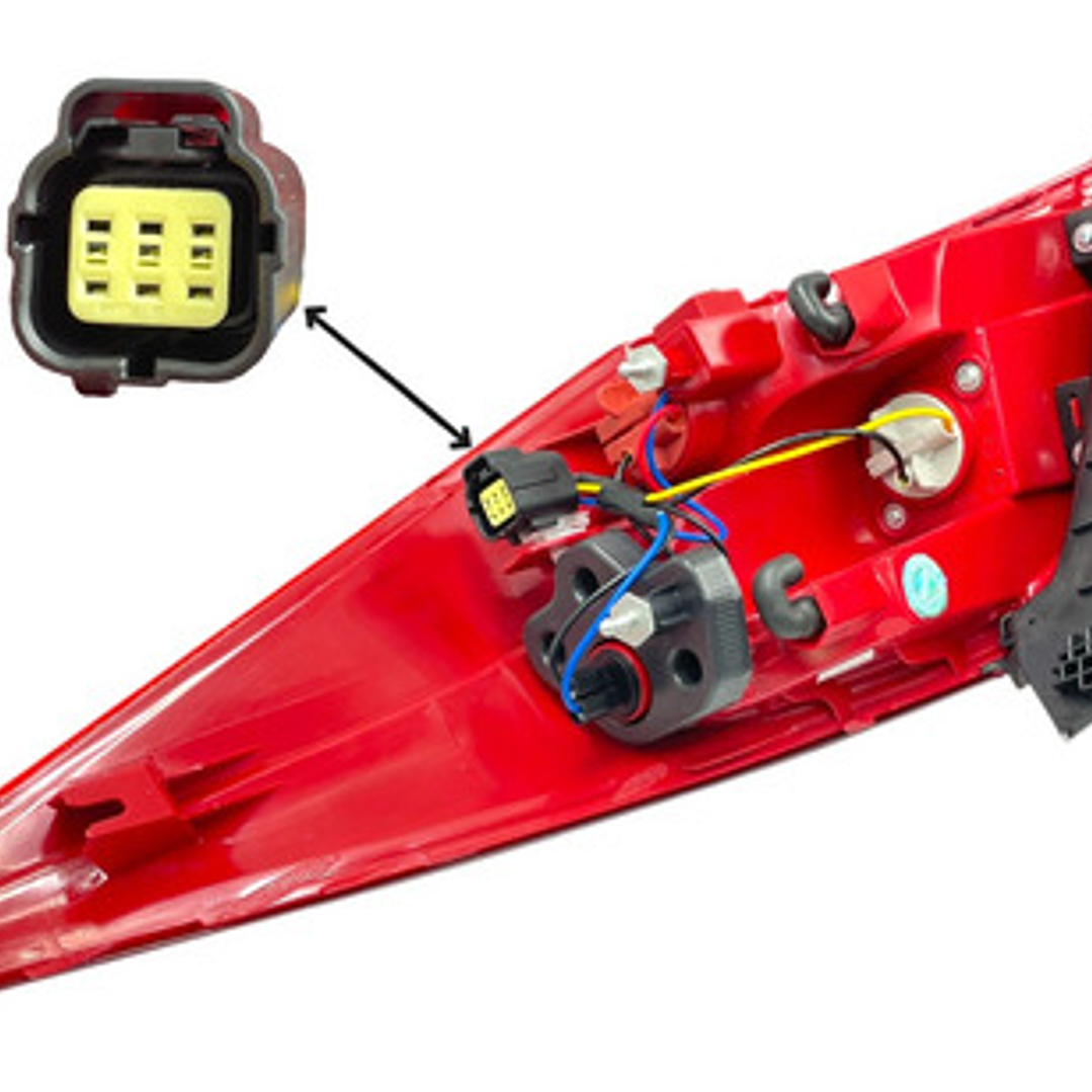 Farol Trasero Izquierdo Para Jac S2 1.5  2016 - 2020 Izquierdo/conductor 4