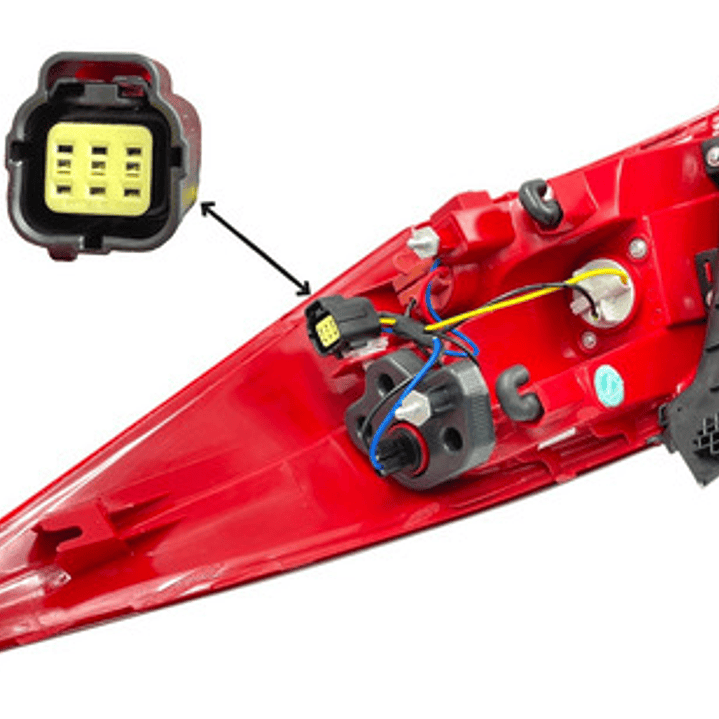 Farol Trasero Izquierdo Para Jac S2 1.5  2016 - 2020 Izquierdo/conductor 4