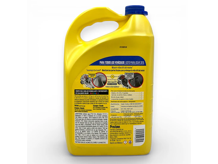 Refrigerante Anticongelante Prestone 35% Amarillo 3