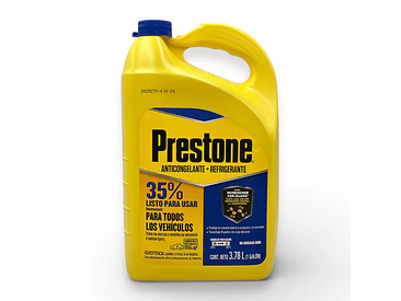 Refrigerante Anticongelante Prestone 35% Amarillo 2