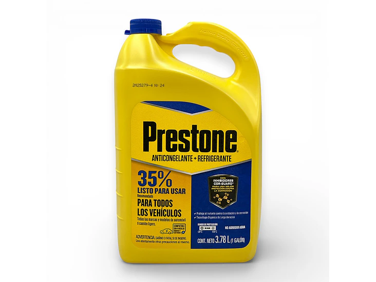 Refrigerante Anticongelante Prestone 35% Amarillo 2
