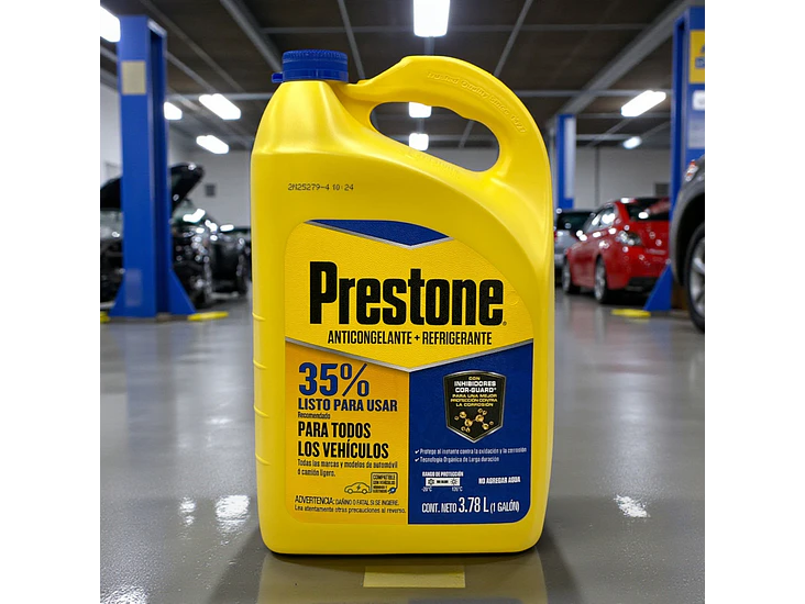 Refrigerante Anticongelante Prestone 35% Amarillo 1