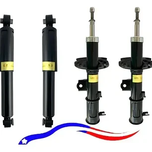 Amortiguador Delantero + Trasero Para Hyundai Accent Rb 2011-2021
