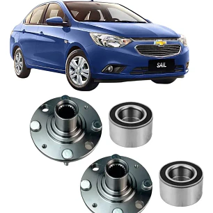 Mazas Delantera + Rodamiento Para Chevrolet Sail 1.4 2011-17