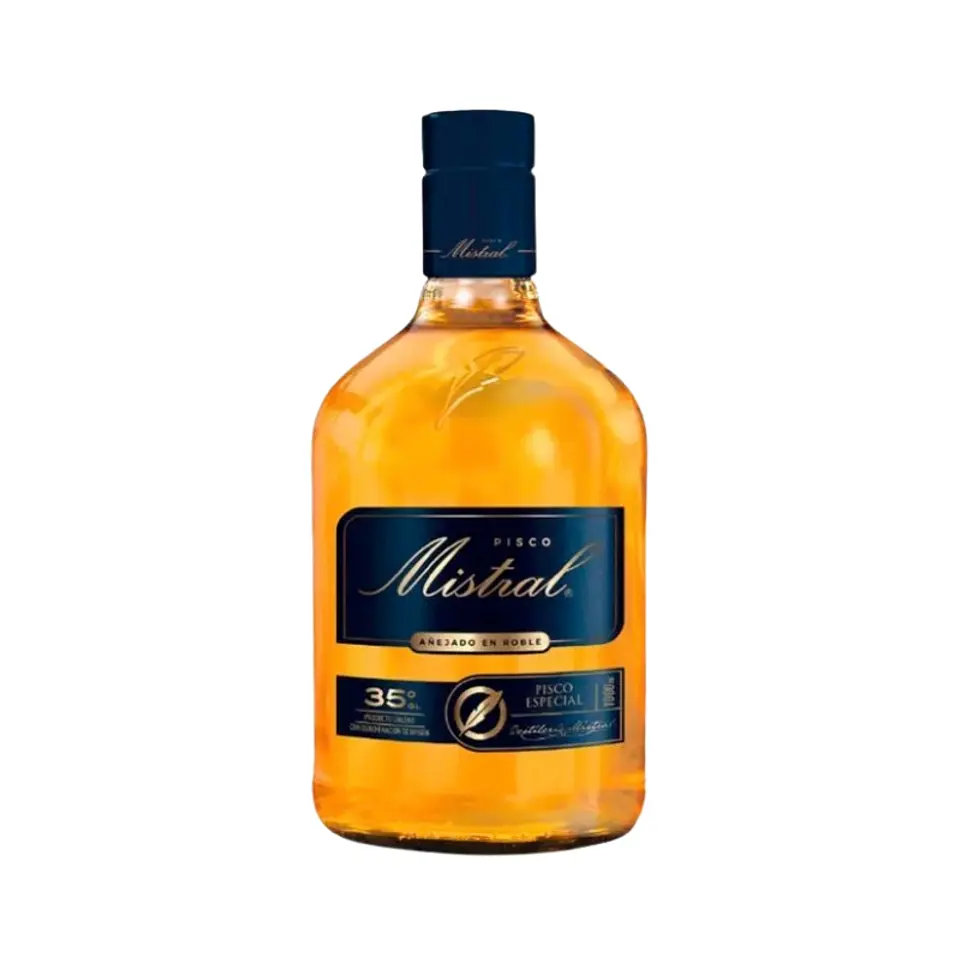 Pisco Mistral Añejado en Roble 35° Botella 1 L 2