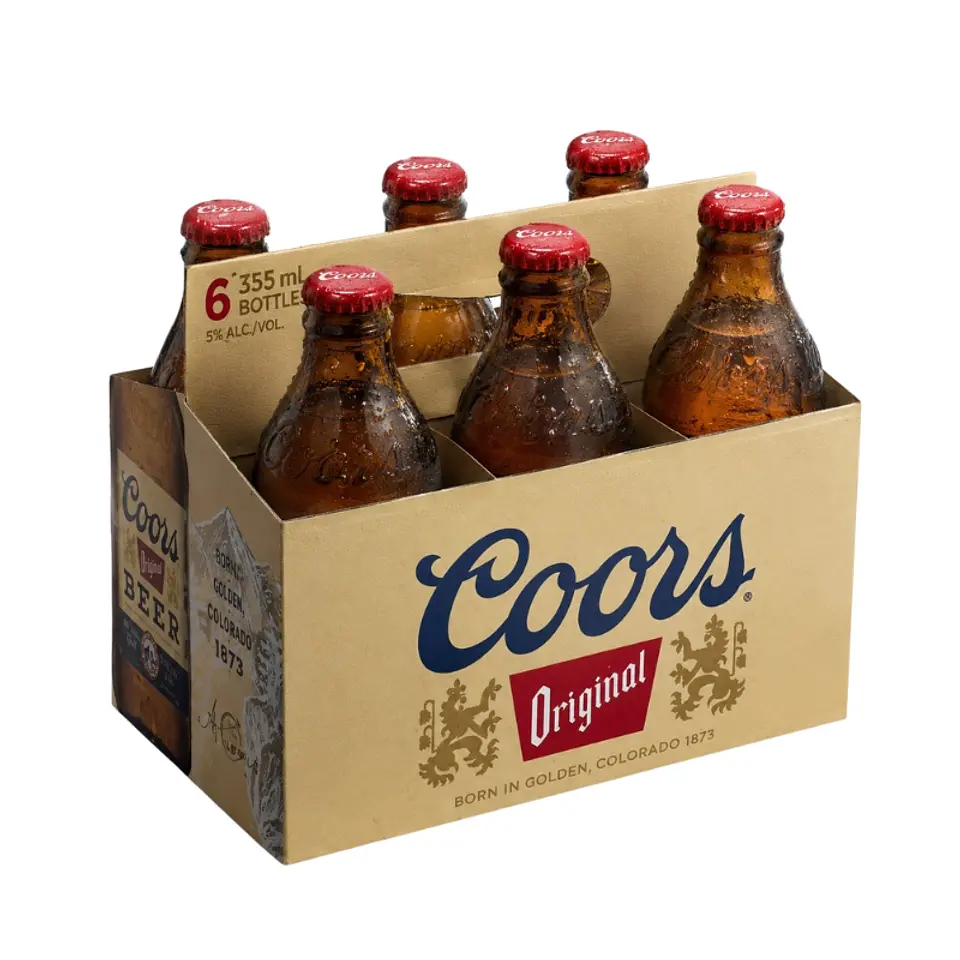 Pack 6 un. Cerveza Coors Lager 5.0° 355 cc 2