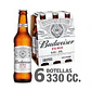 Pack 6 un. Cerveza Budweiser Lager Sin Alcohol 330 cc - Miniatura 1