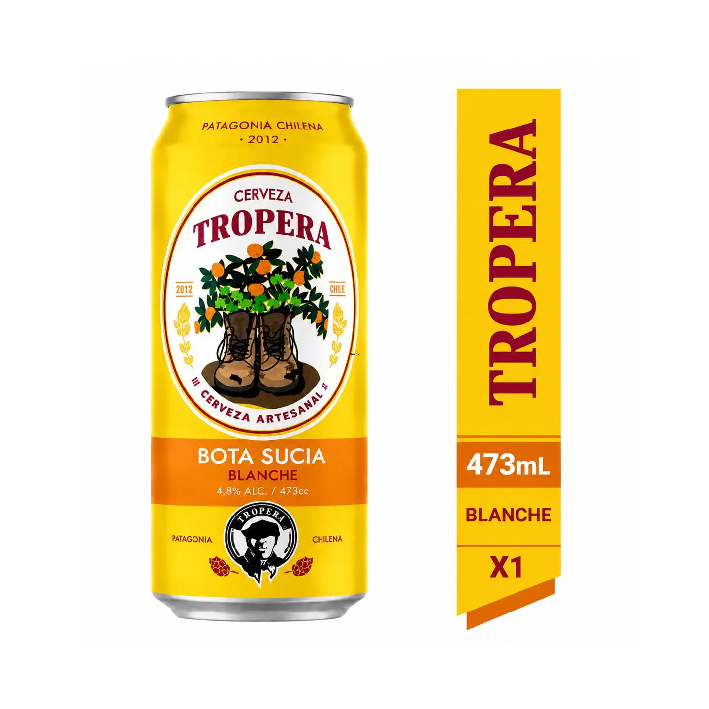 Tropera Bota Sucia Blanche 473cc 1