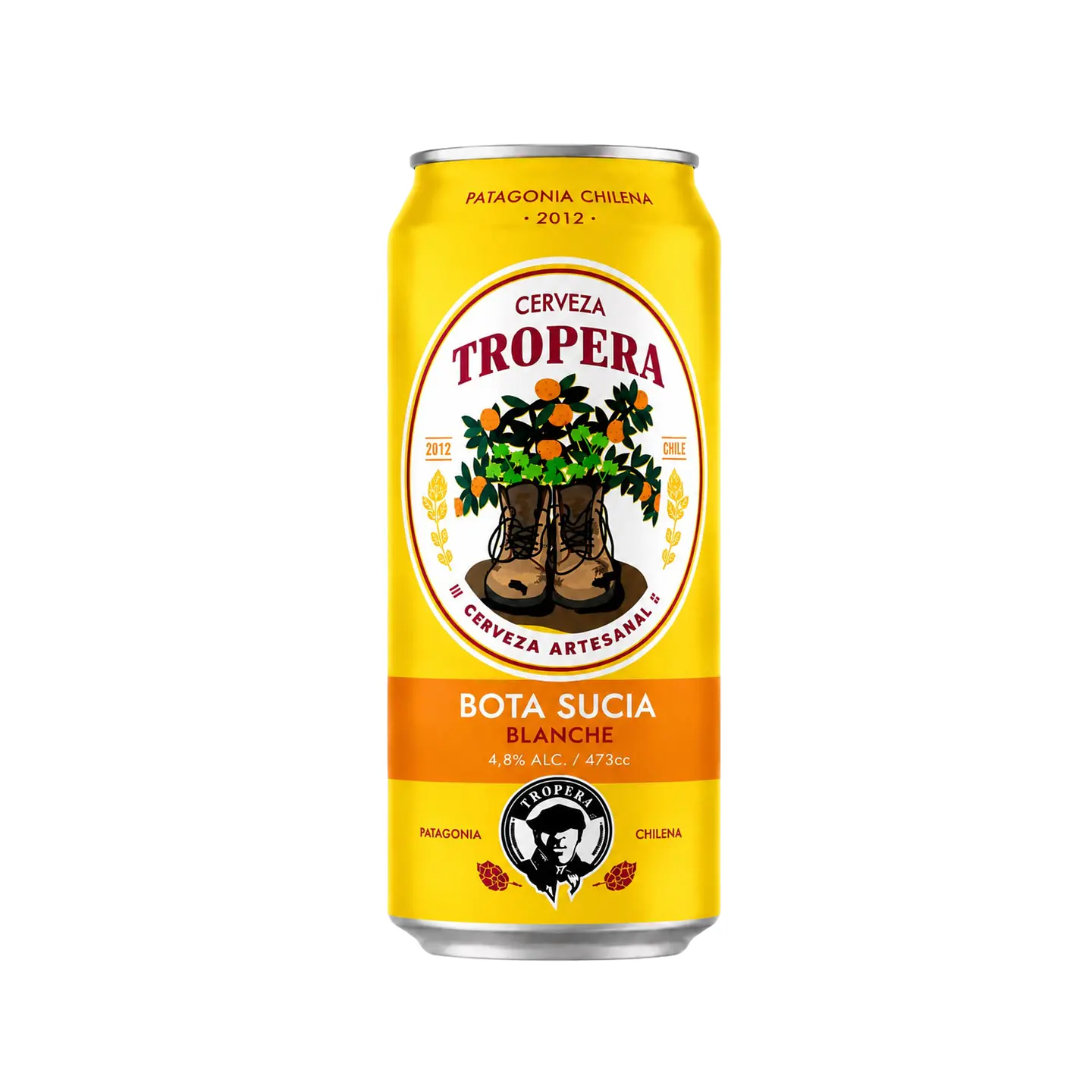 Tropera Bota Sucia Blanche 473cc 2