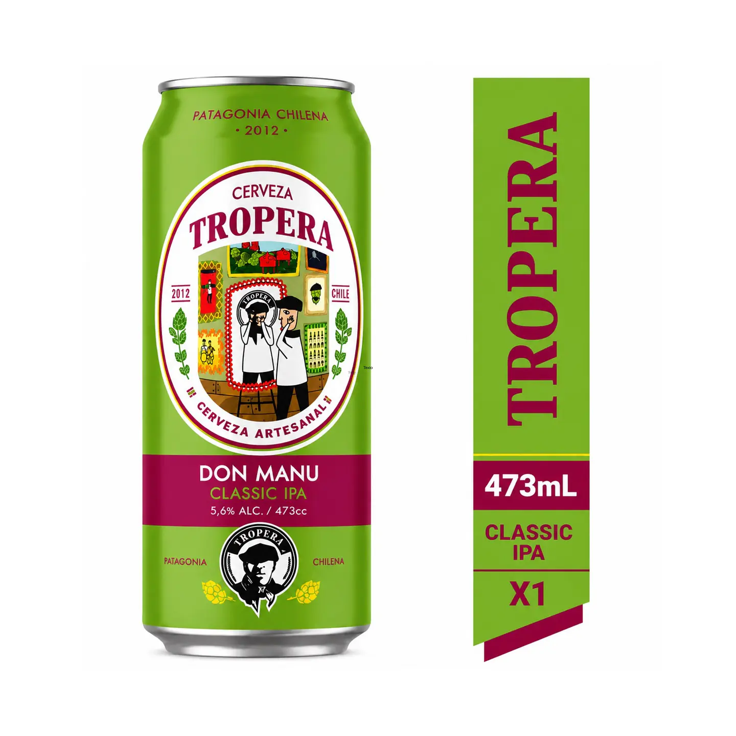 Tropera Don Manu Classic IPA 473cc 1