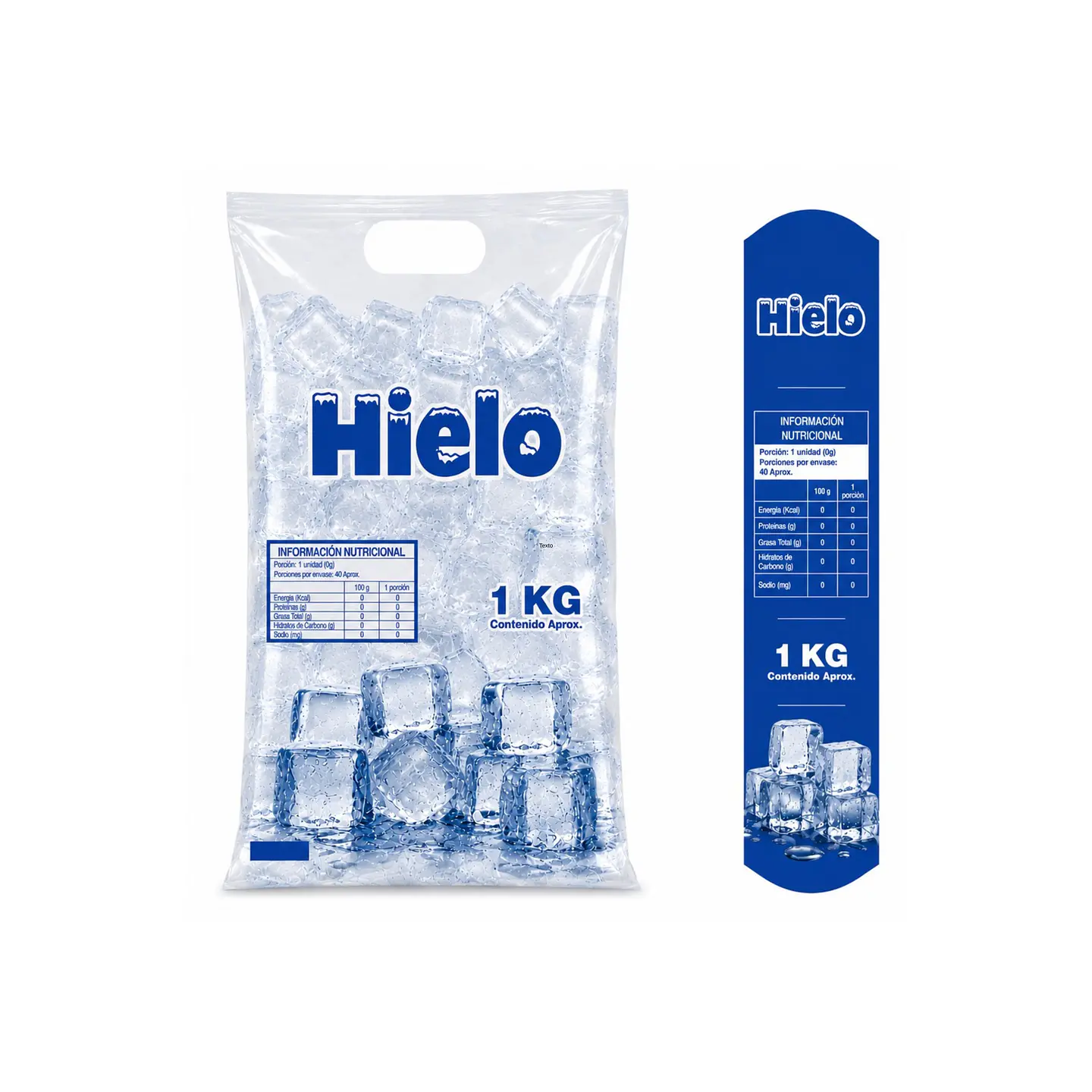 Hielo en Cubos 1 Kg 1