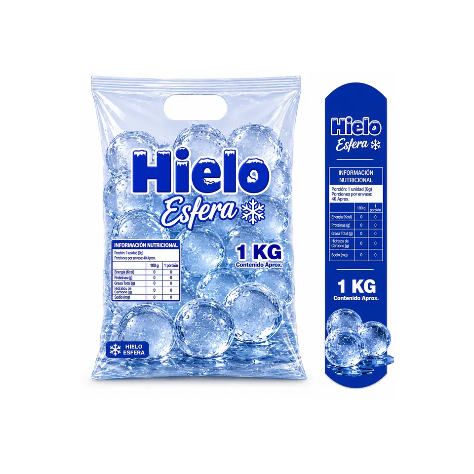Hielo Esfera 1 Kg 1