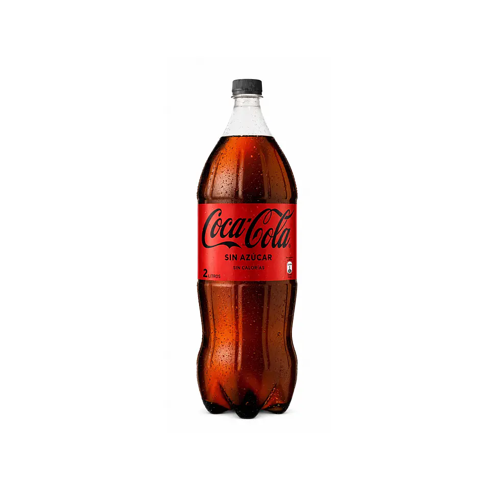 Coca Cola Sin Azúcar 2 Litros 2