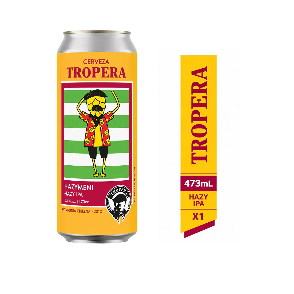Tropera Hazymeni Hazy IPA 473cc 1
