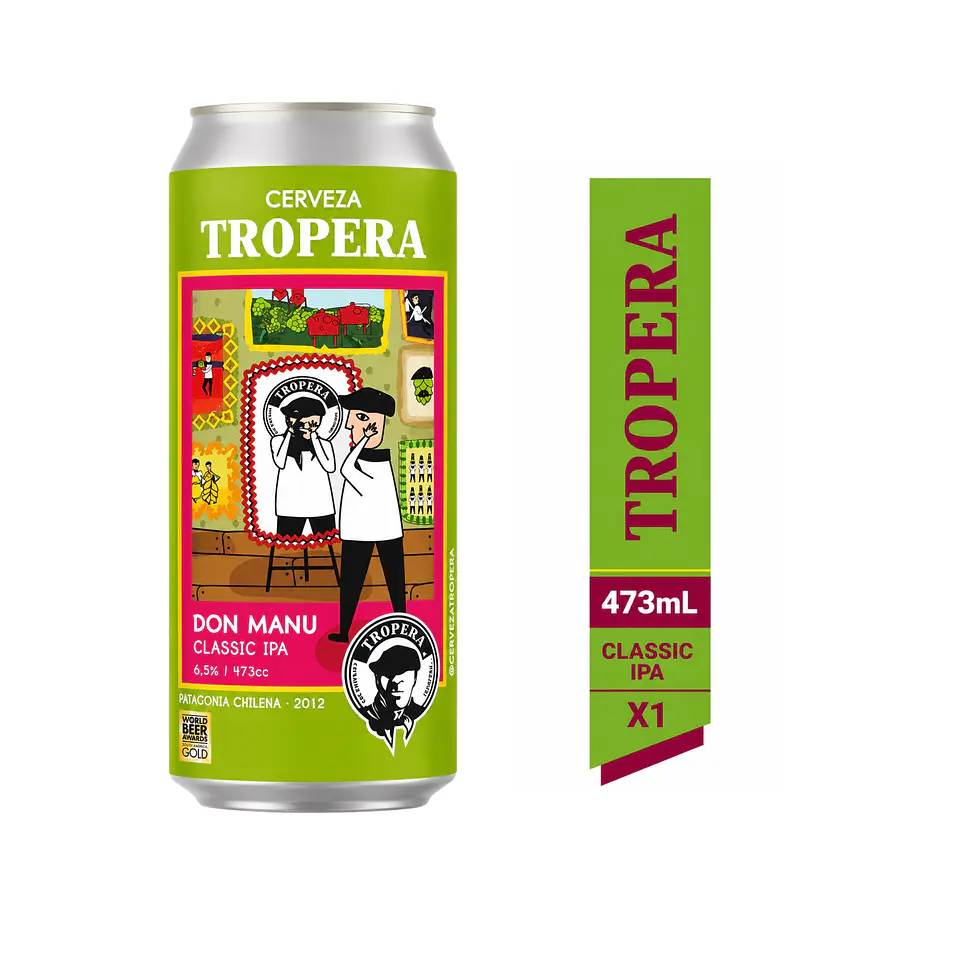 Tropera Don Manu Classic IPA 473cc 1