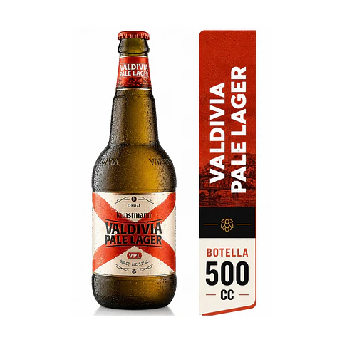Cerveza Kunstmann Valdivia Pale Lager 5.2° 500 cc