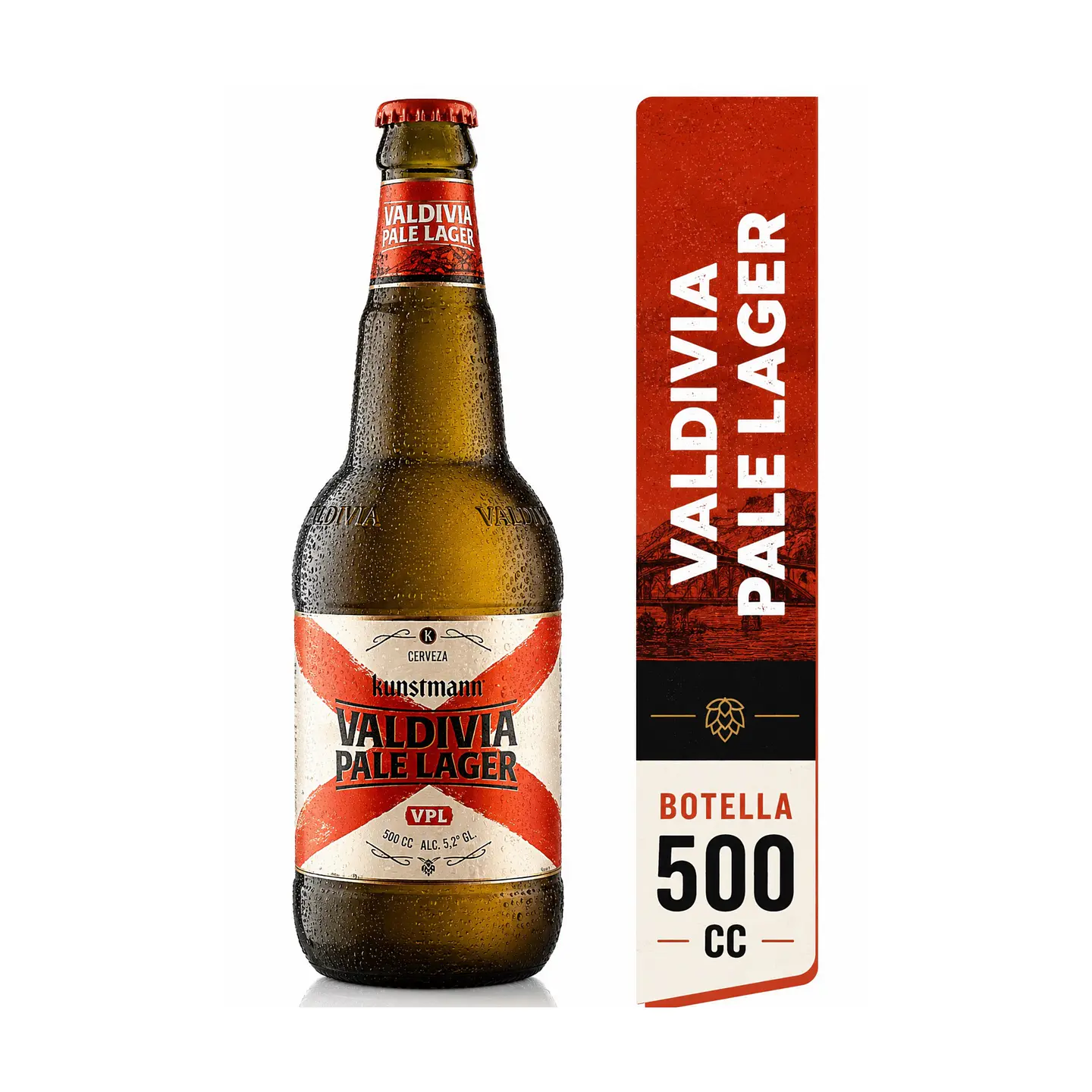 Cerveza Kunstmann Valdivia Pale Lager 5.2° 500 cc 1