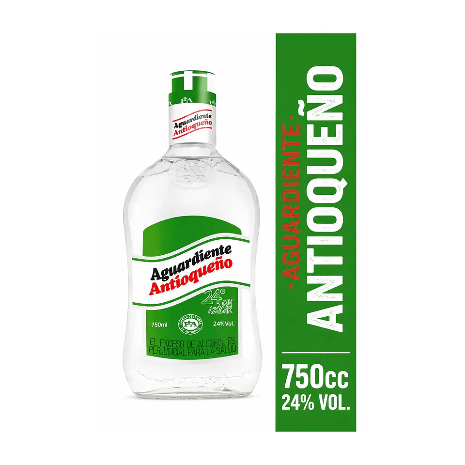 Aguardiente Antioqueño Verde 750ml 1