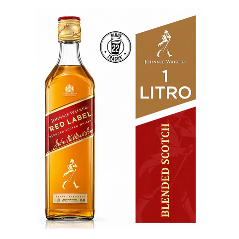 Whisky Johnnie Walker Red Label 40° 1 L
