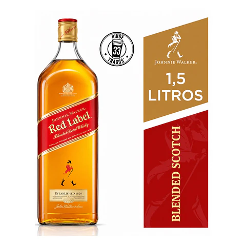 Whisky Johnnie Walker Red Label 1.75 Litros